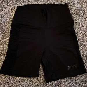 Victoria’s Secret PINK Ultimate Workout Bike Shorts Black Small
